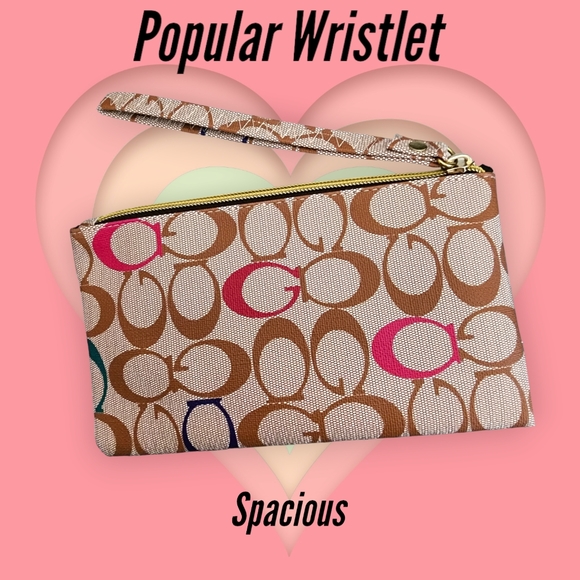 Women's Spacious Multicolor Wristlet Wallet. - Picture 8 of 11